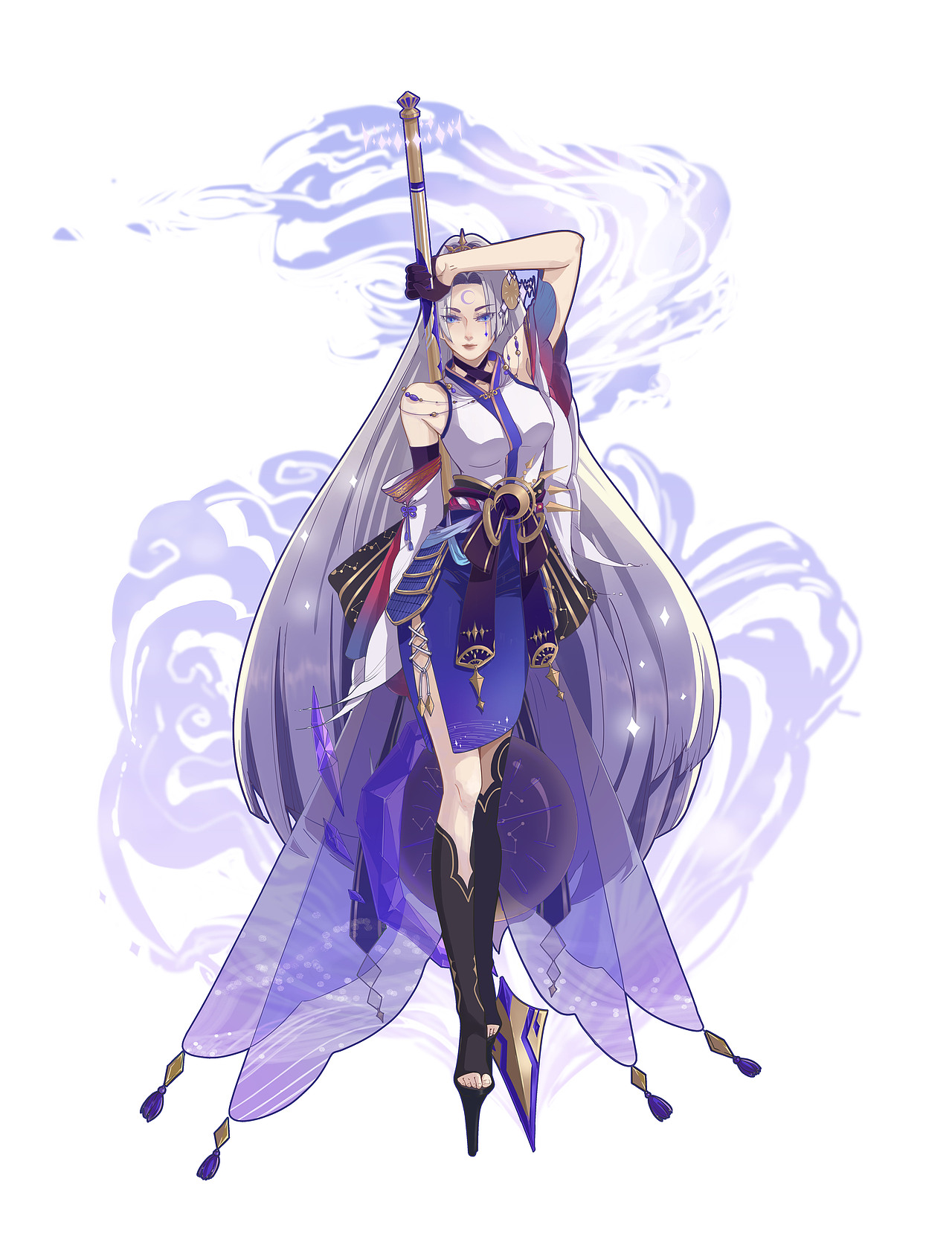 感谢观看～原创作品插画商业插画人设阴阳师泷夜叉姬二