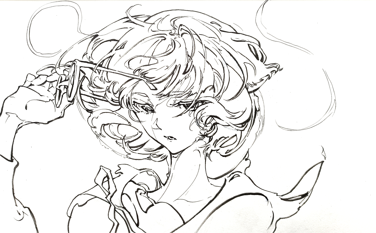 临摹米山舞动图系列（一）