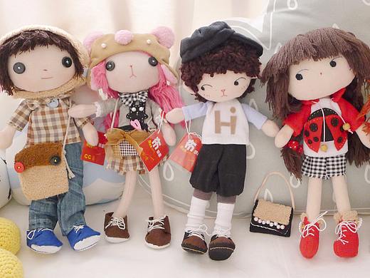 11年前做的手工娃娃