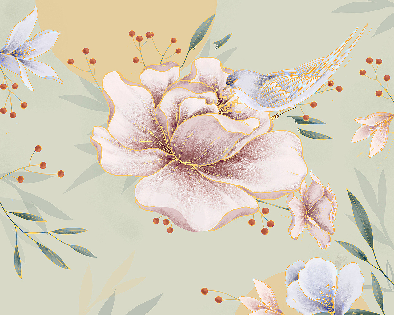 春季主图
春晖温暖如斯,我依旧只是离离青草,一岁一枯荣