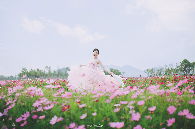 挽起彩虹的衣裳，追寻花朵的天堂（图ZODc0MzU1ODg=） - 人像摄影 - 站酷设计师敏elena原创素材 - 站酷ZCOOL