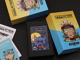 2018年部落偷袭之狼人杀|野人突袭卡牌游戏形象IP设计