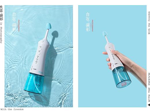 爱护佳|电动洗鼻器|电子|3c|蓝色|产品摄影|自在视觉