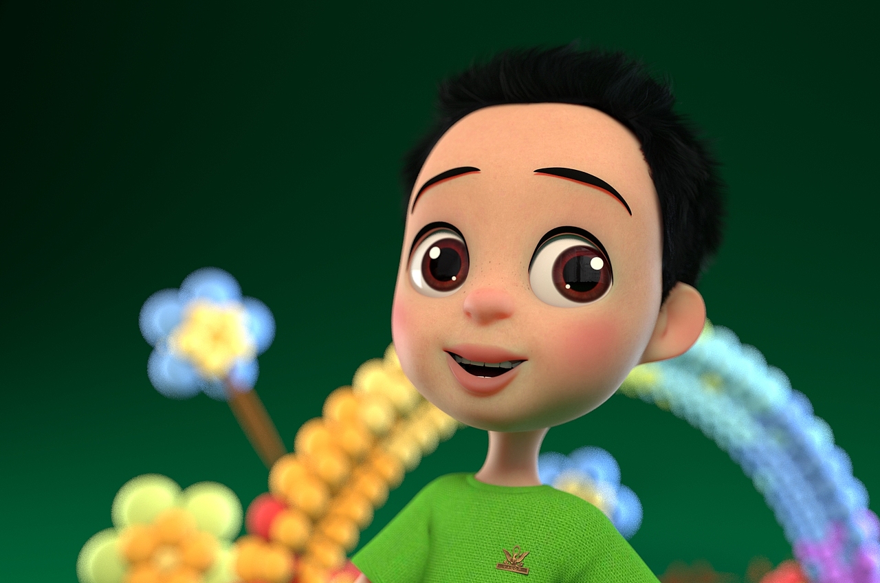 卡通角色片头动画三维建模视频动画制作卡通形象设计