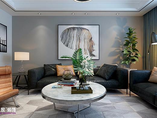 华皓英伦联邦现代装修效果图（个人主页-ZMzI3MDY2MjQ=） - 家装设计 - 站酷设计师济南城市人家装修原创素材 - 站酷ZCOOL