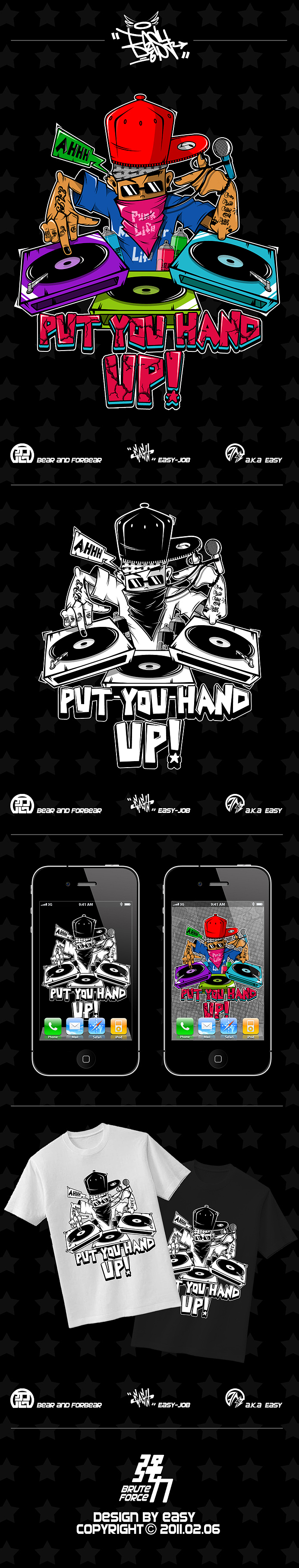 DJ-rock my life（图ZNDkxMDkyNA==） - 新锐潮流插画 - 站酷设计师徐碧波Easy原创素材 - 站酷ZCOOL