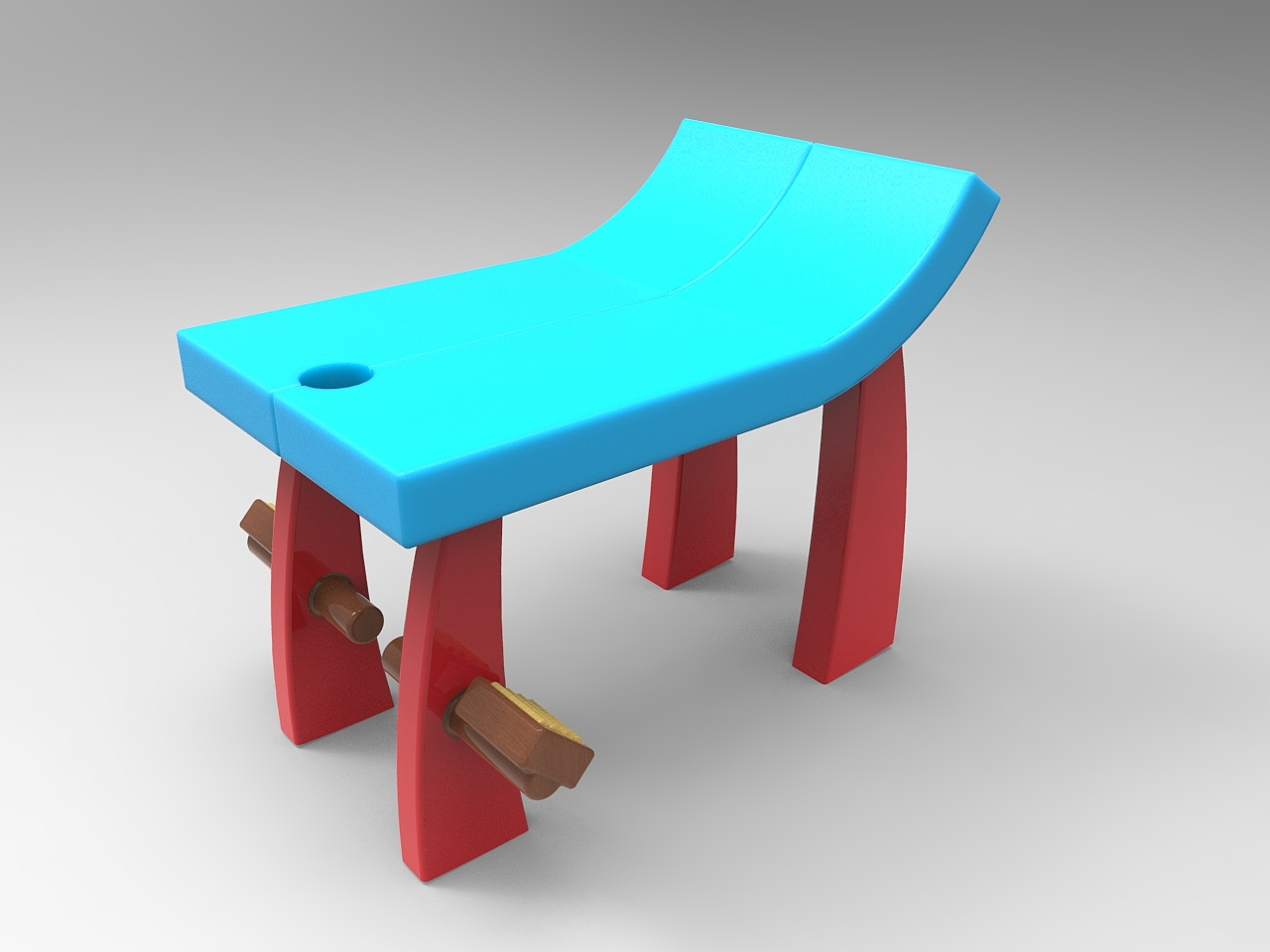 儿童家具设计小木马