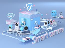 WJA Product (Octane Render)智能摄像机组合