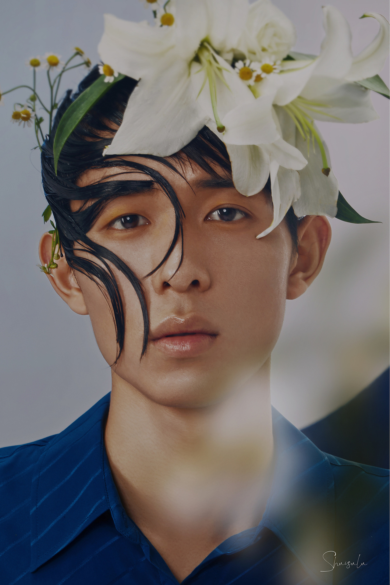 花与少年（图ZMjgwMjk2MTA4） - 时尚/艺术摄影 - 站酷设计师水苏露原创素材 - 站酷ZCOOL