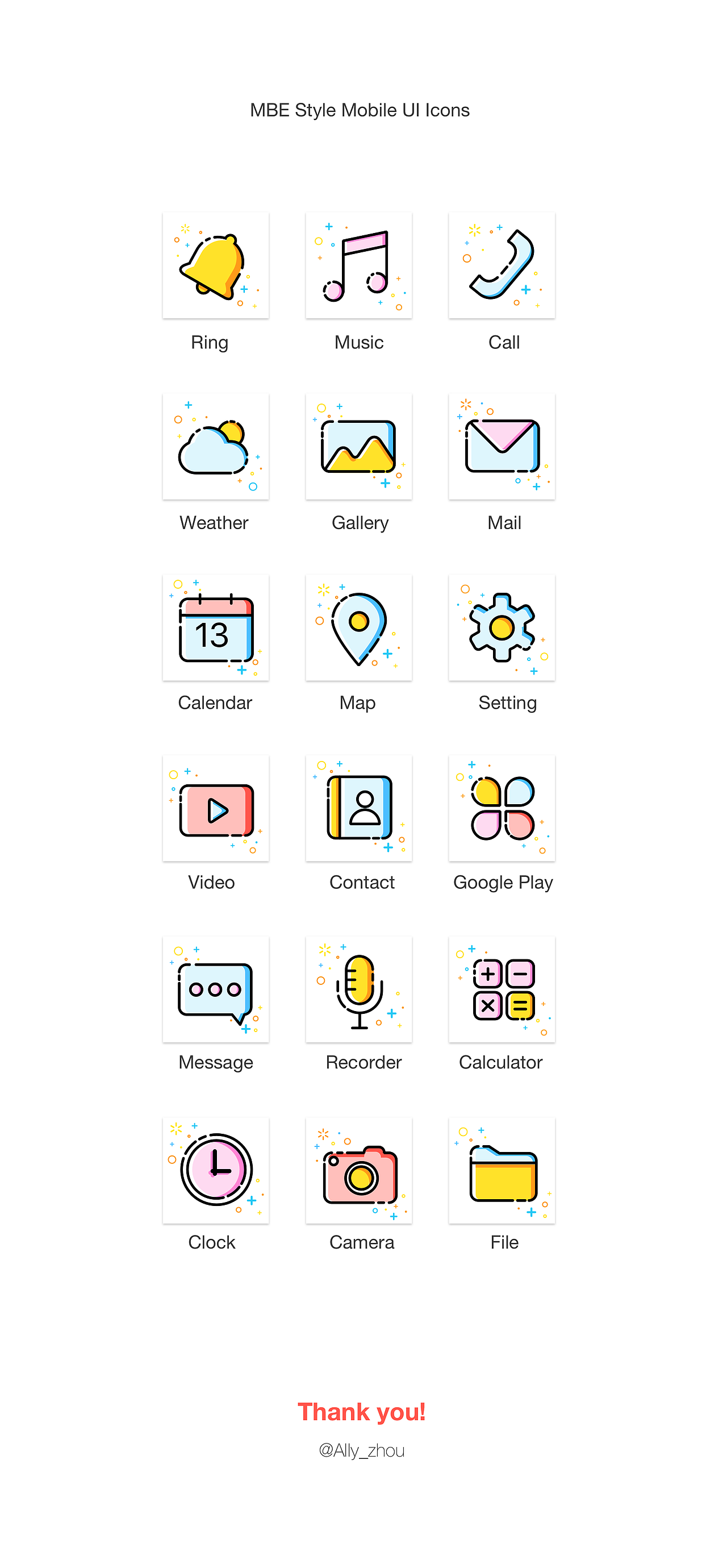 MBE风格icon-UI图标（图ZNzEyMTM4NjA=） - 图标 - 站酷设计师Ally_zhou原创素材 - 站酷ZCOOL
