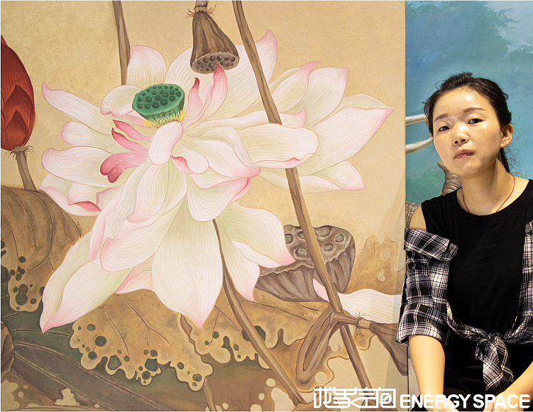 墙绘培训 | 工笔牡丹