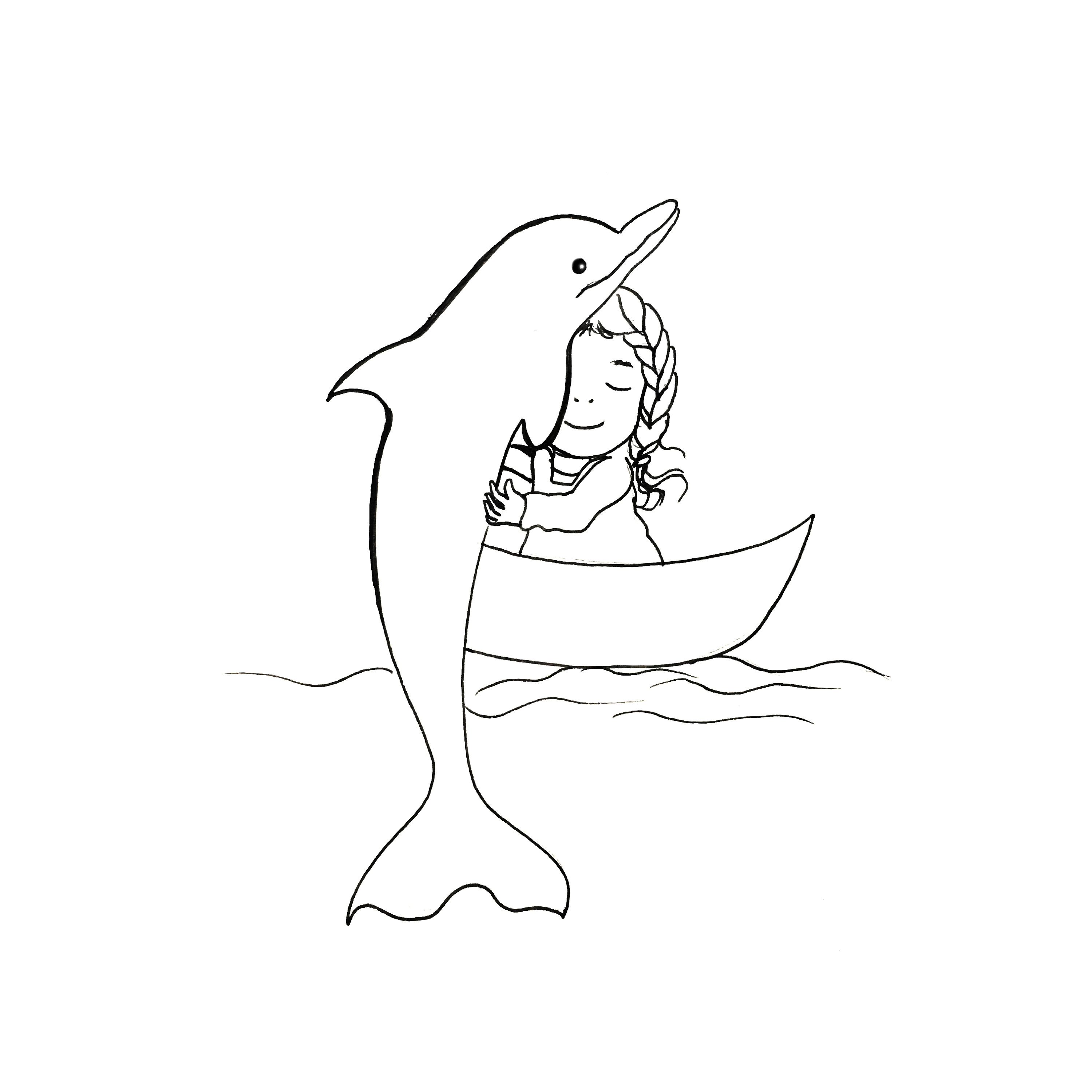 海豚儿童画 - 全部作品 - 素材集市