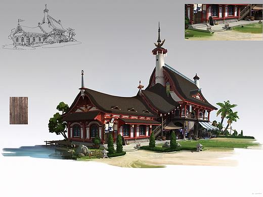 洛克猴（杜震）混合建筑设计课范步骤图