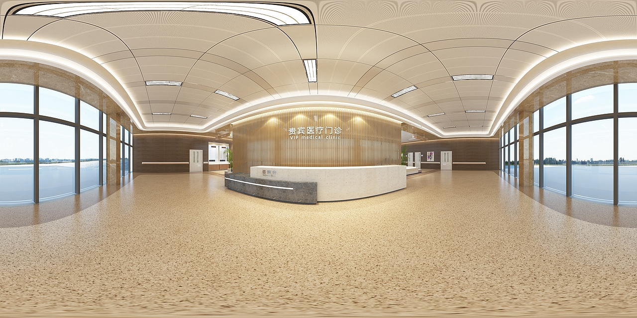 福建医科大学附属第一医院滨海院区室内漫游（图ZMTkxMDE0Mjcy） - 建筑/空间 - 站酷设计师L_HAN原创素材 - 站酷ZCOOL