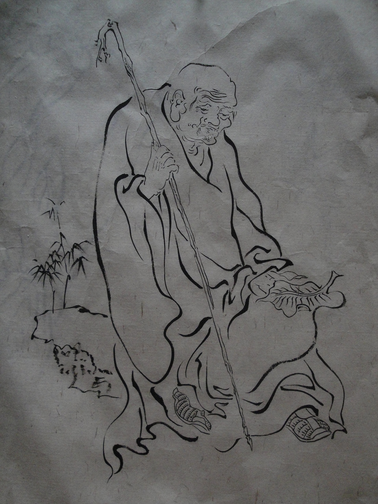 国画线描（图ZNzg0NTI0Mjg=） - 艺术插画 - 站酷设计师女绅士原创素材 - 站酷ZCOOL