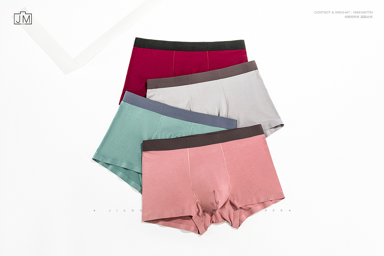 男士内裤 × 静物摄影 | 简约风格 女士内裤产品拍摄