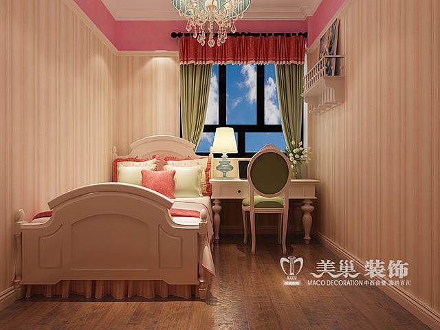 郑州汇泉西悦城128平三室装修样板间设计