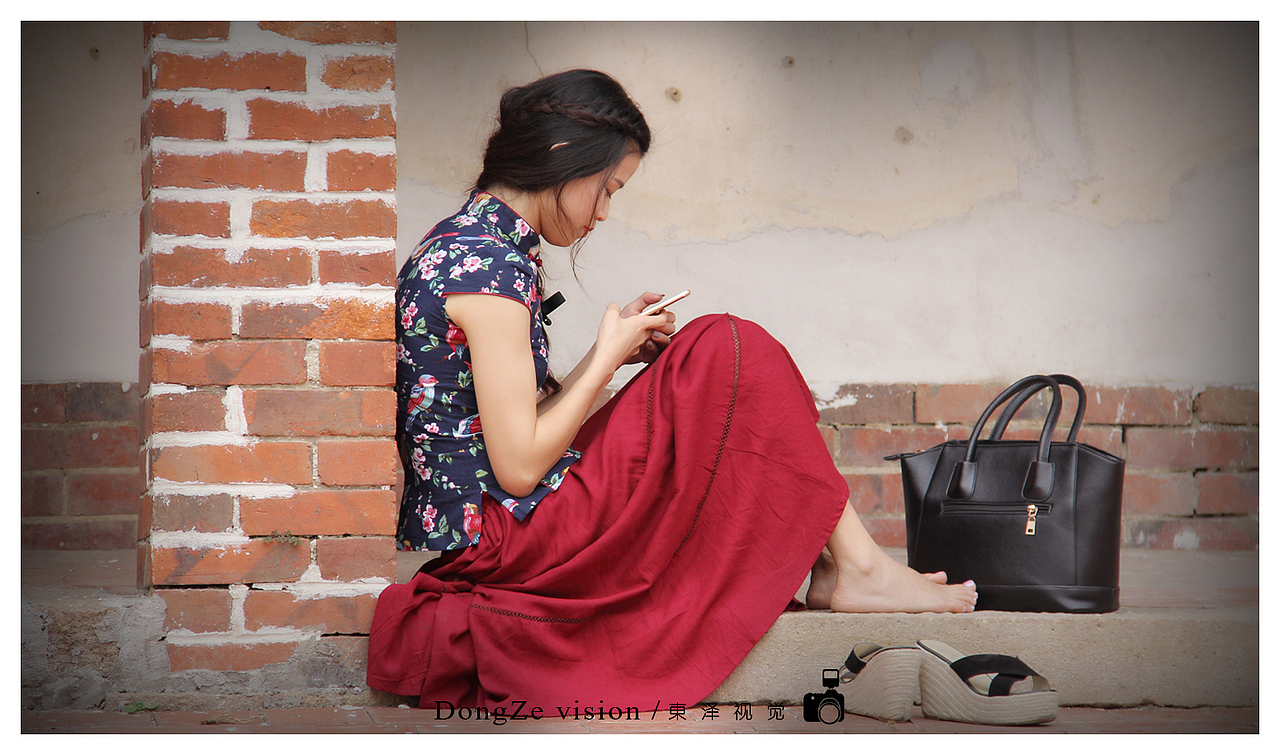 【東泽视觉】九峰村第一古厝拍摄美女