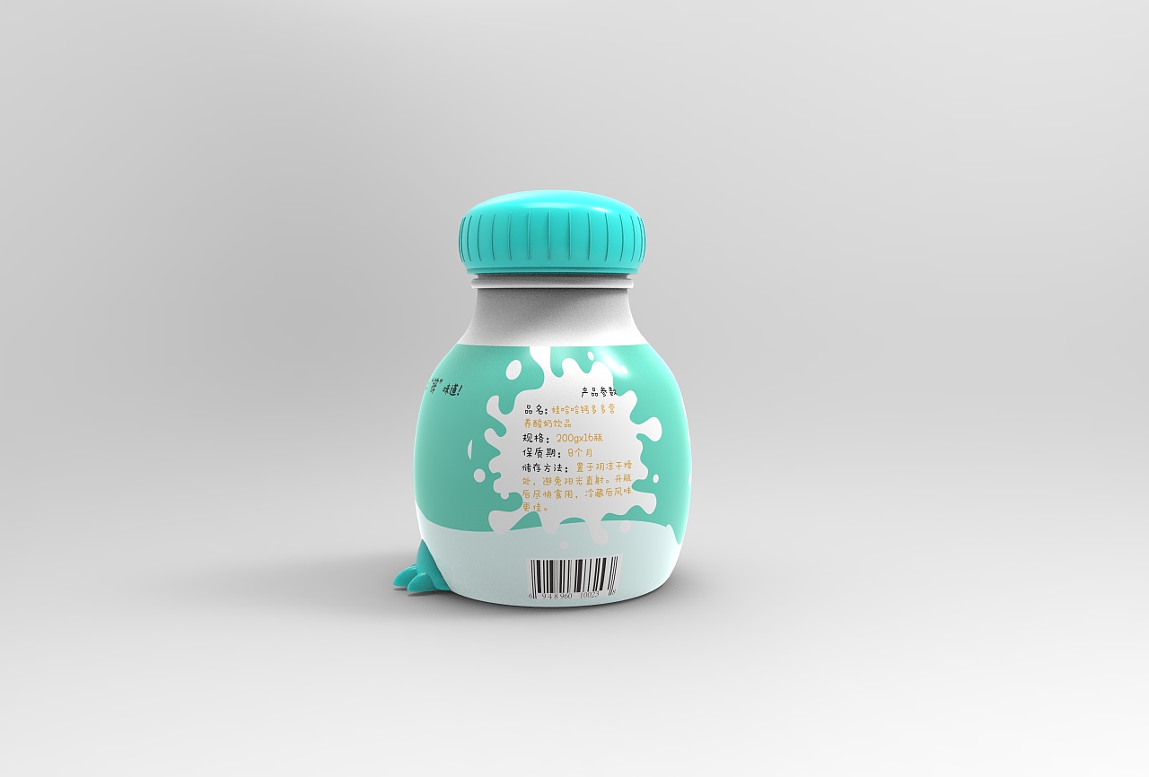 娃哈哈锌多多钙多多l容器标签在创作