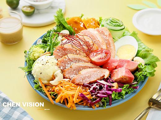 轻食沙拉意面三明治饮料