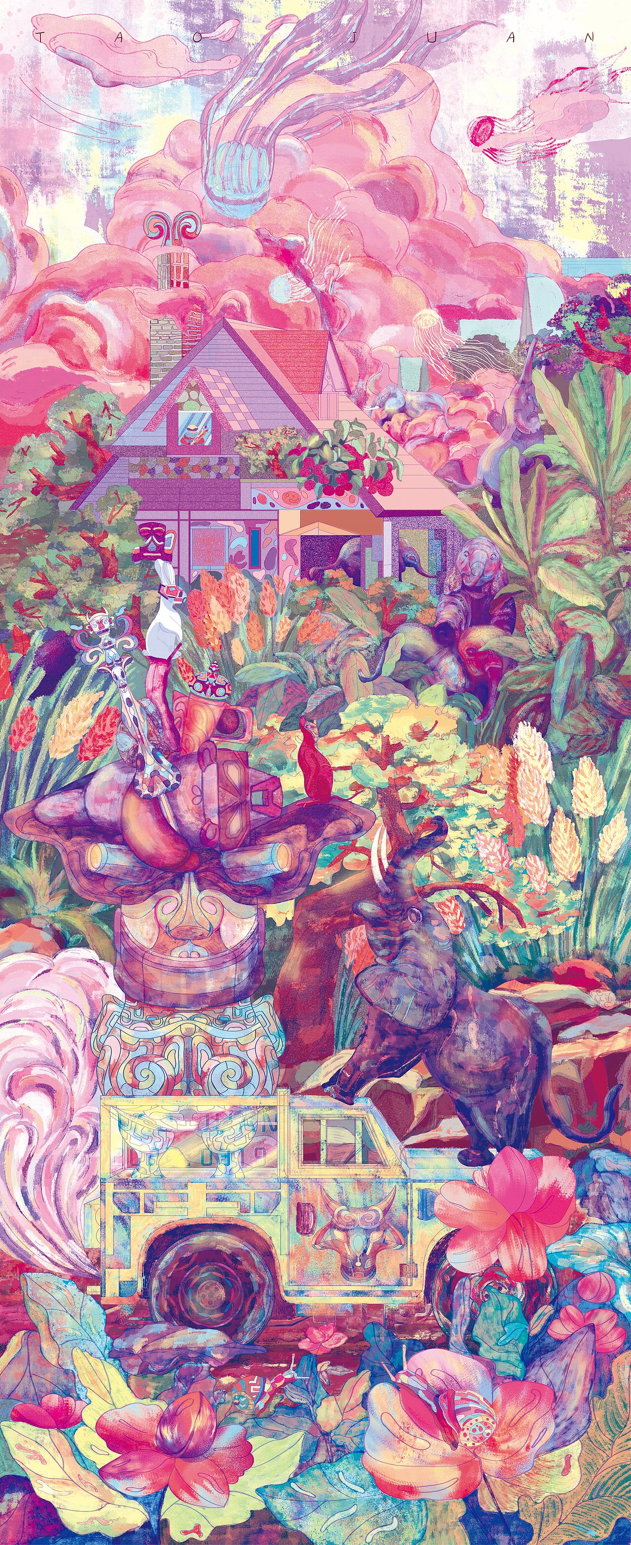 万物复苏（图ZMjkzOTA4MjA4） - 商业插画 - 站酷设计师TAO_JUAN原创素材 - 站酷ZCOOL