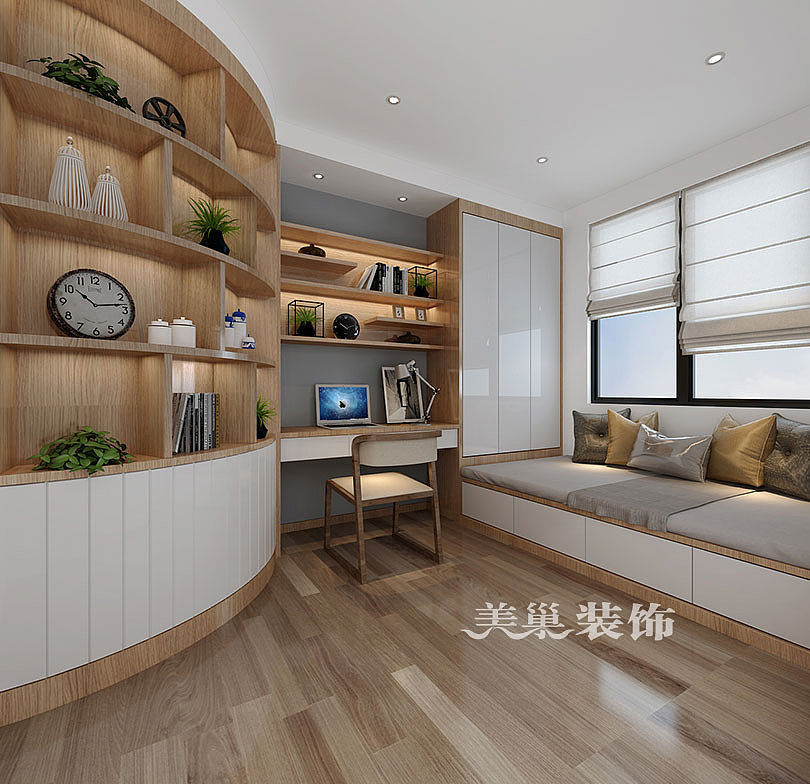 美巢保利永威西溪花园宜居风装修三室两厅125平样板间（图ZMTE2MDA2MDQw） - 家装设计 - 站酷设计师郑州美巢装饰原创素材 - 站酷ZCOOL