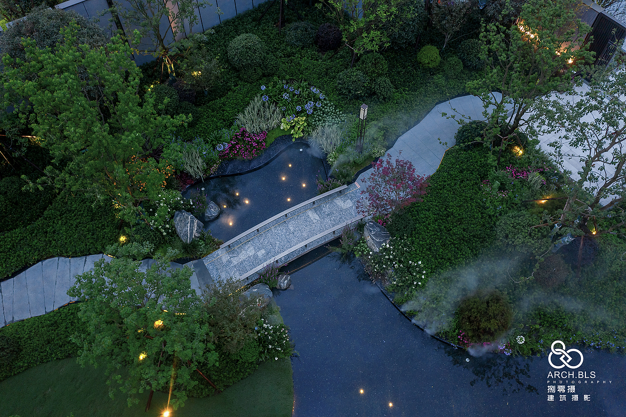 成都彭州弘阳营销中心景观实景