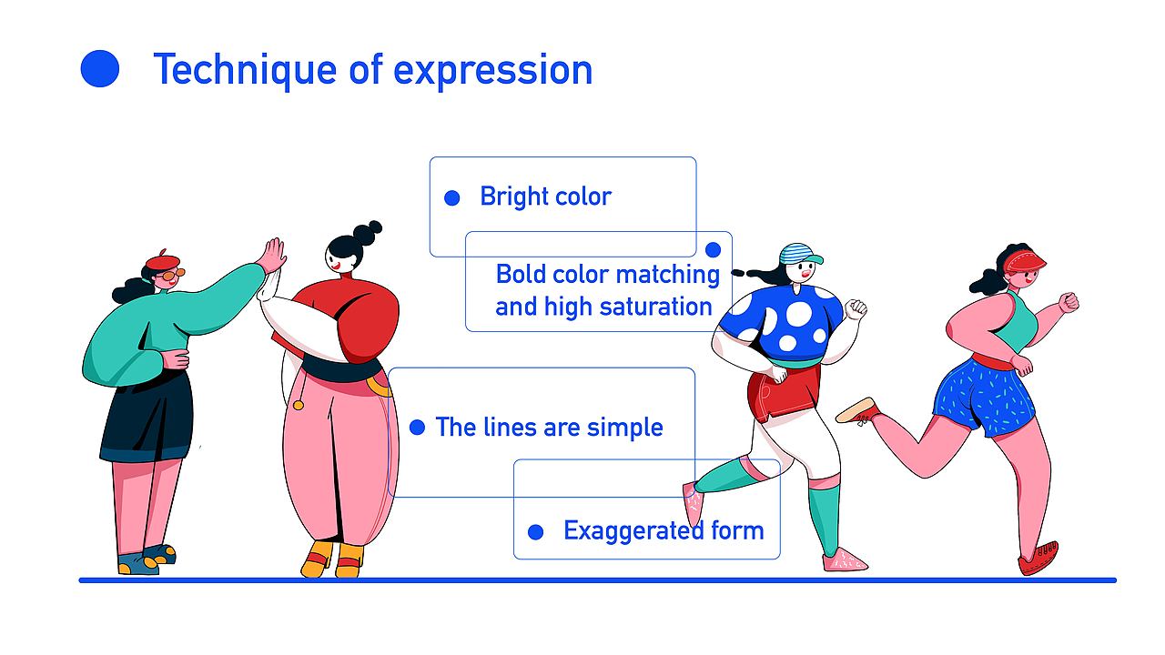 人物情绪版总结-扁平运营插画