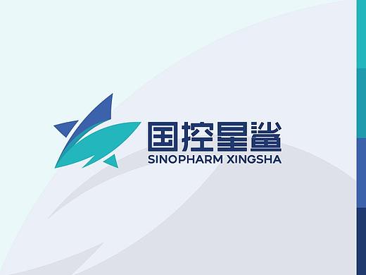 国控星鲨LOGO设计及70年徽标设计