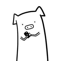 小方猪第二弹 微信表情包（图ZODUyNjgwMzI=） - 网络表情 - 站酷设计师bone008原创素材 - 站酷ZCOOL