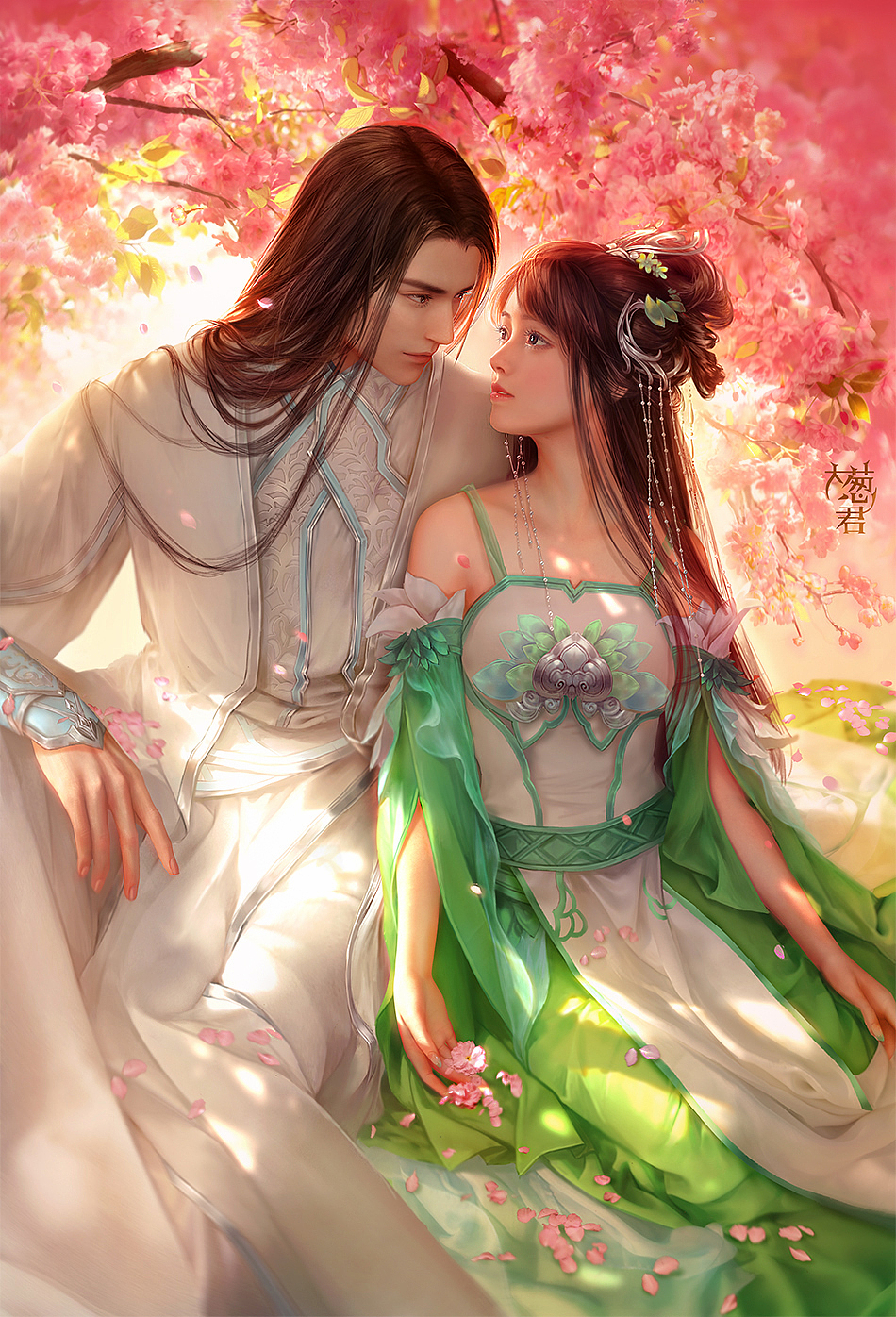 春色（图ZMzcyNDc1MDQ=） - 商业插画 - 站酷设计师大葱君原创素材 - 站酷ZCOOL