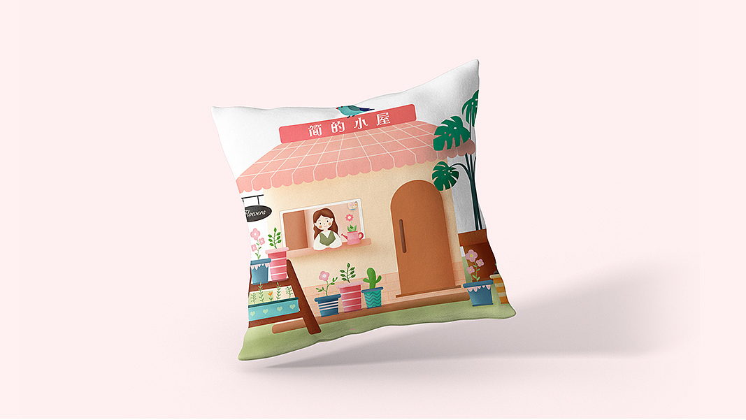 花店 — Jane's Cabin/简的小屋【品牌原创设计】（图ZMTk1MjI5OTYw） - 品牌 - 站酷设计师西瓜昵称已被占用原创素材 - 站酷ZCOOL