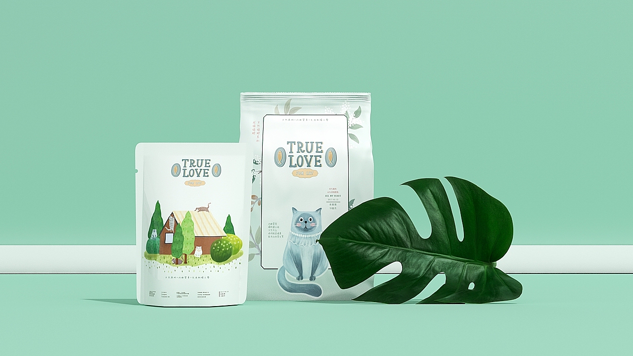 「 TRUE LOVE猫粮品牌」金质营养 · 承载全方位的呵护 