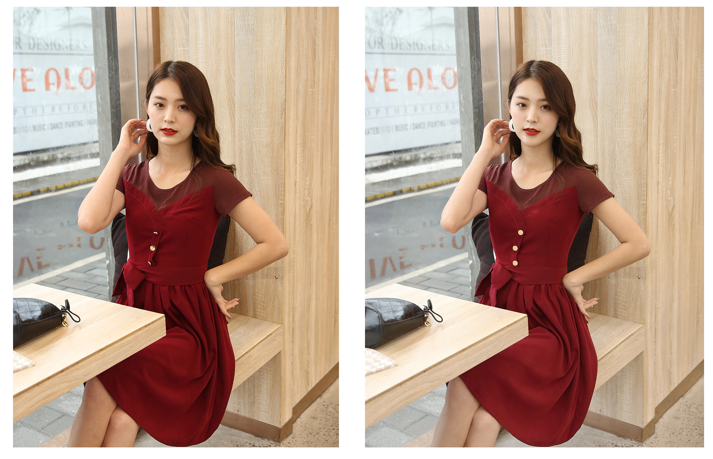 电商服装 模特精修 点击图片放大看