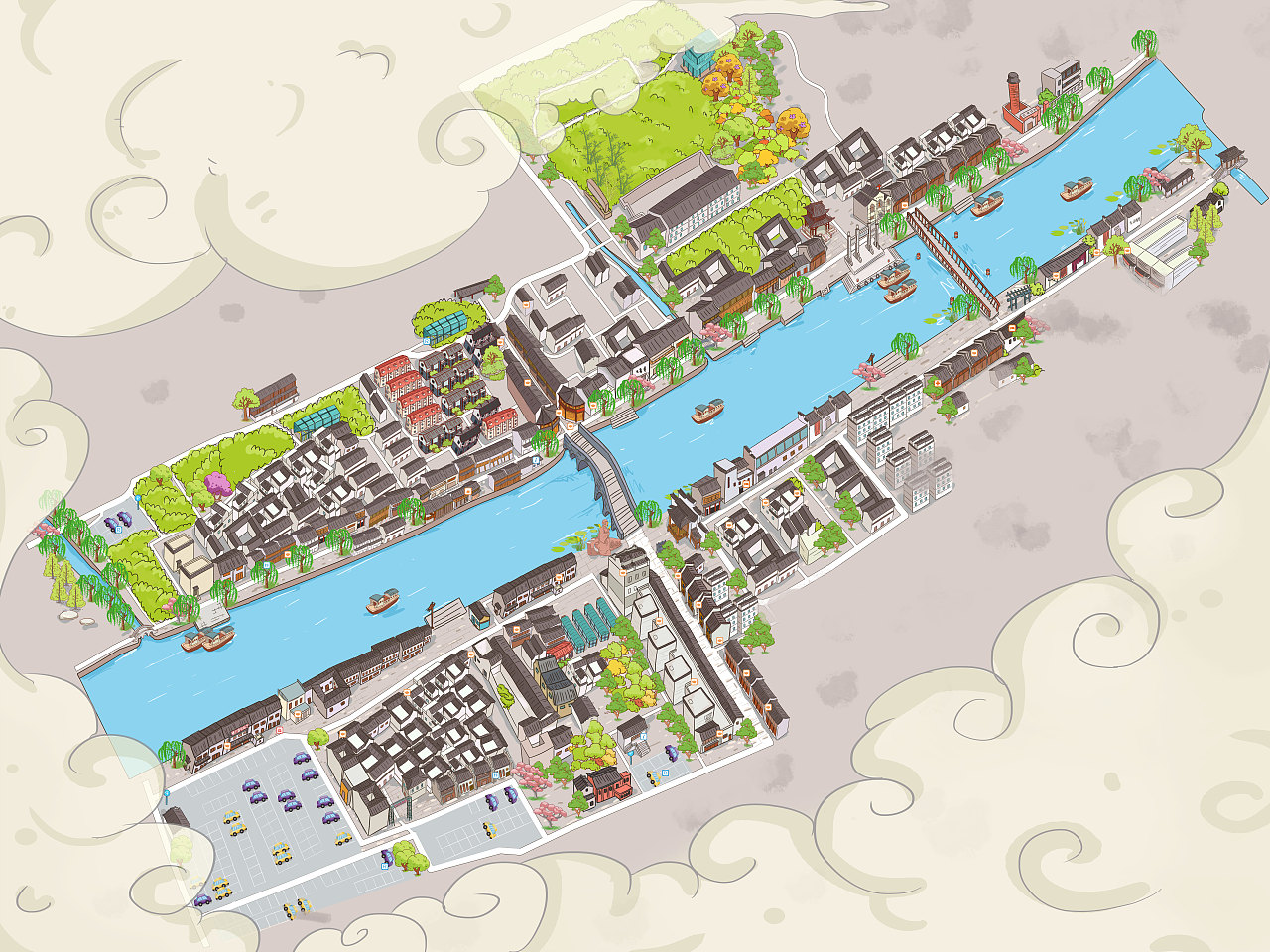 运河·塘栖古镇风景区