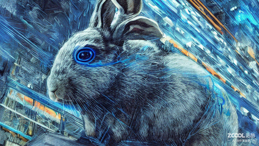 #AI创作实验室# 未来兔战士