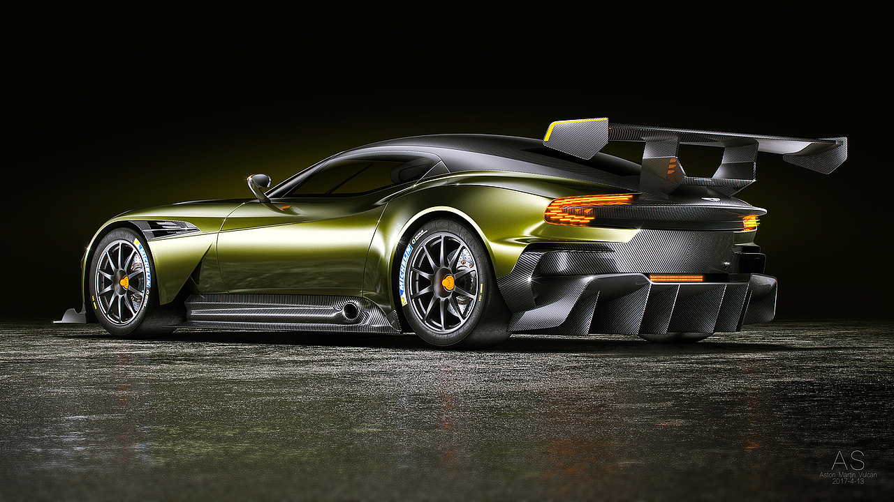 Aston Martin Vulcan渲染