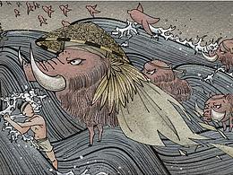 民间神话插画