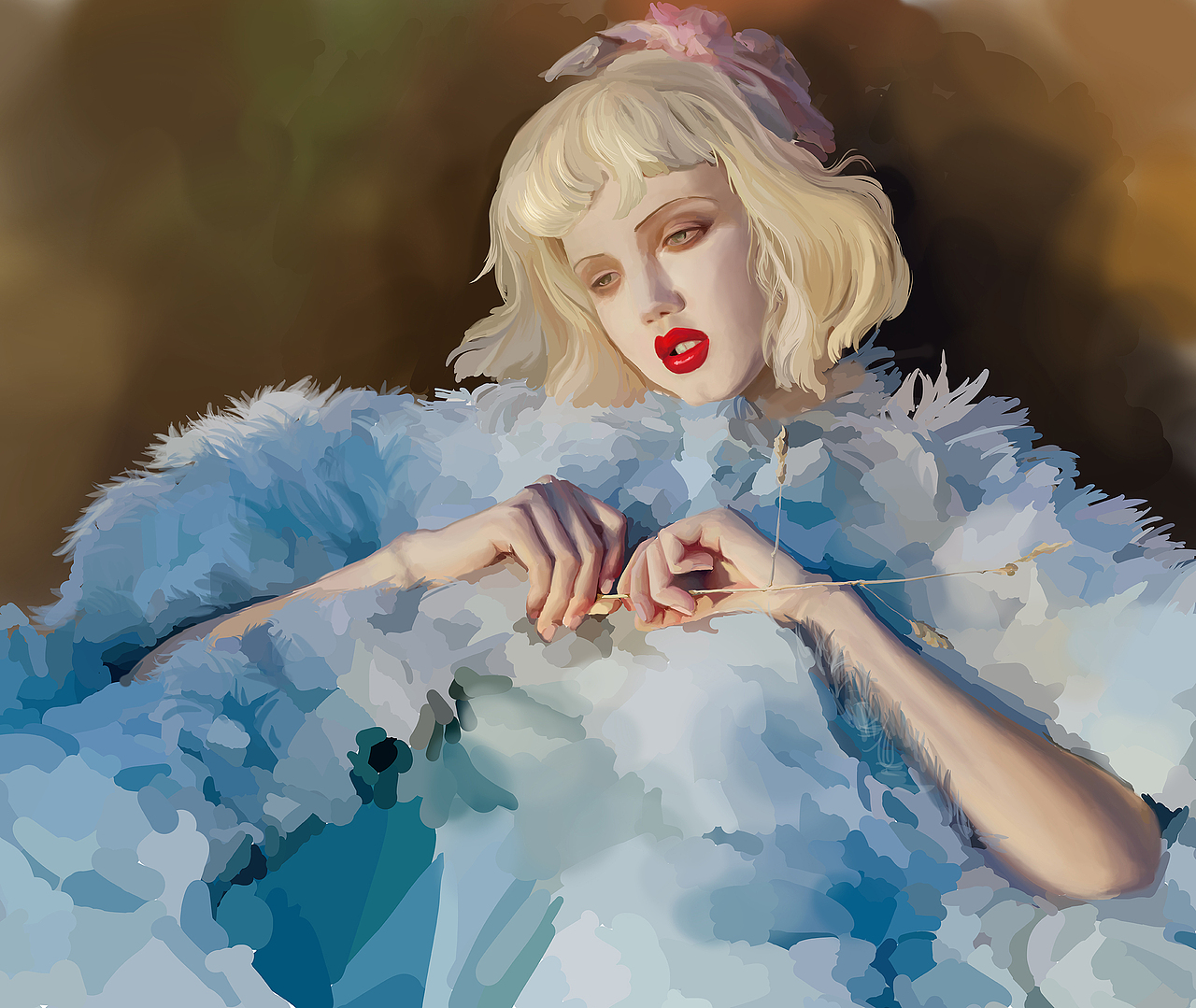 画得超慢的一张画，lindsey（图ZMzUzMTQ1NTY=） - 创作习作 - 站酷设计师潜瑶原创素材 - 站酷ZCOOL