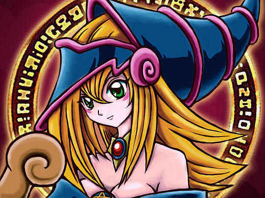 《游戏王》怪兽卡插画练习