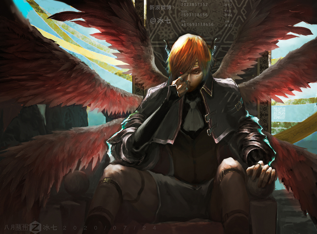 王座|插画|创作习作|冰七z_原创作品-站酷zcool