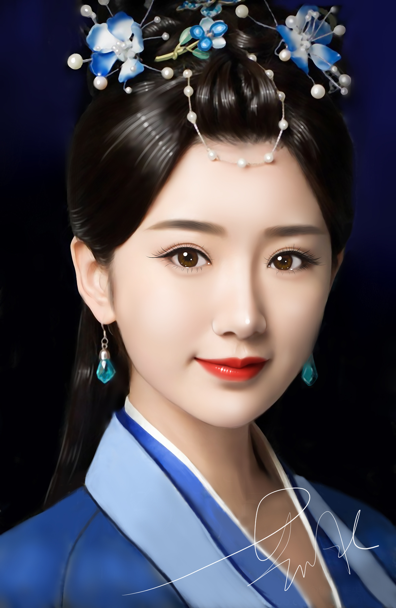 锦绣未央－手绘版（图ZNjU3MjcwNzY=） - 创作习作 - 站酷设计师huangguozhi原创素材 - 站酷ZCOOL
