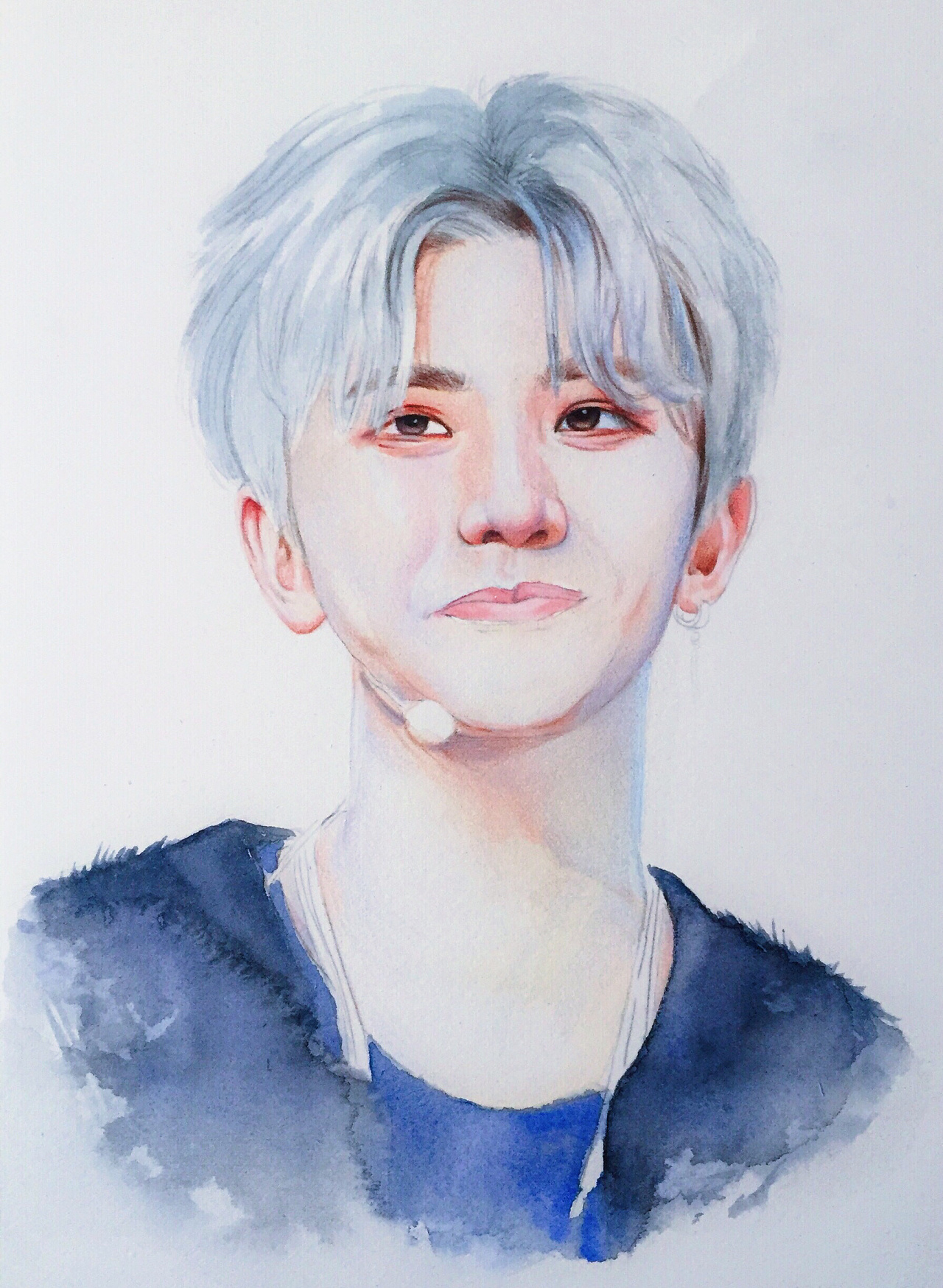 彩铅手绘-蔡徐坤