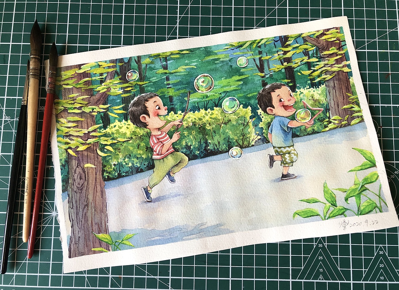 家有顽童（图ZMjI2NTk0NDI0） - 儿童插画 - 站酷设计师上帝的布偶原创素材 - 站酷ZCOOL