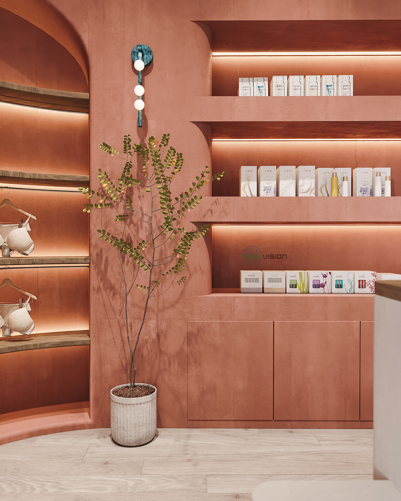 现代侘寂风服装店（图ZMjMxMTg5NjU2） - 家装设计 - 站酷设计师霸都THES原创素材 - 站酷ZCOOL