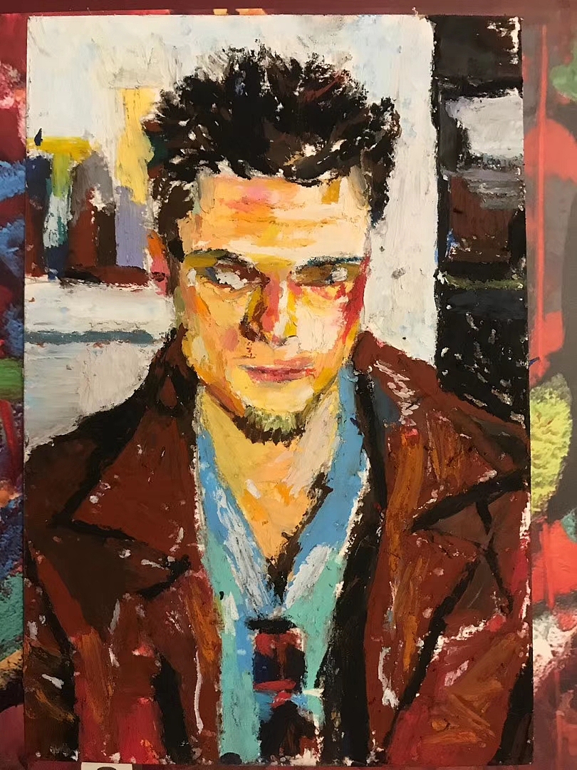 油画棒电影插画（图ZMjA2ODY0NjYw） - 其他 - 站酷设计师三文鱼干原创素材 - 站酷ZCOOL