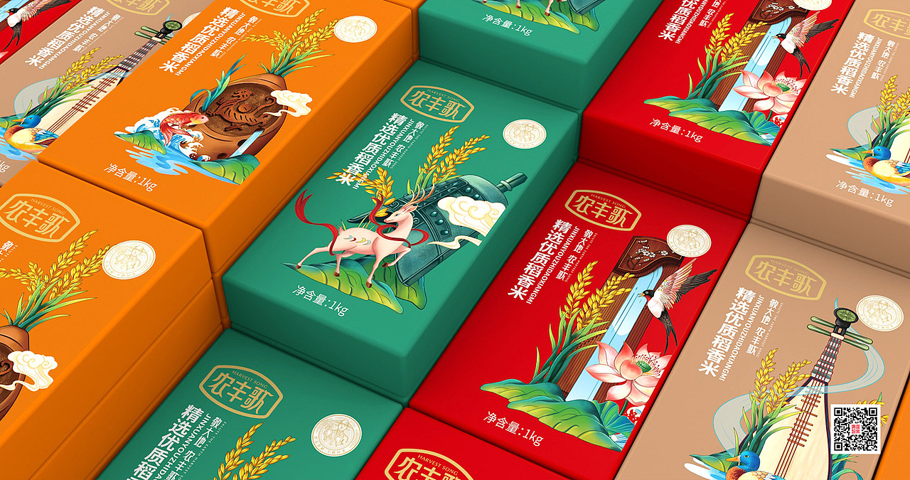 农丰歌×大米包装设计（图ZMjc4NDQwMzA0） - 包装 - 站酷设计师广维智业原创素材 - 站酷ZCOOL