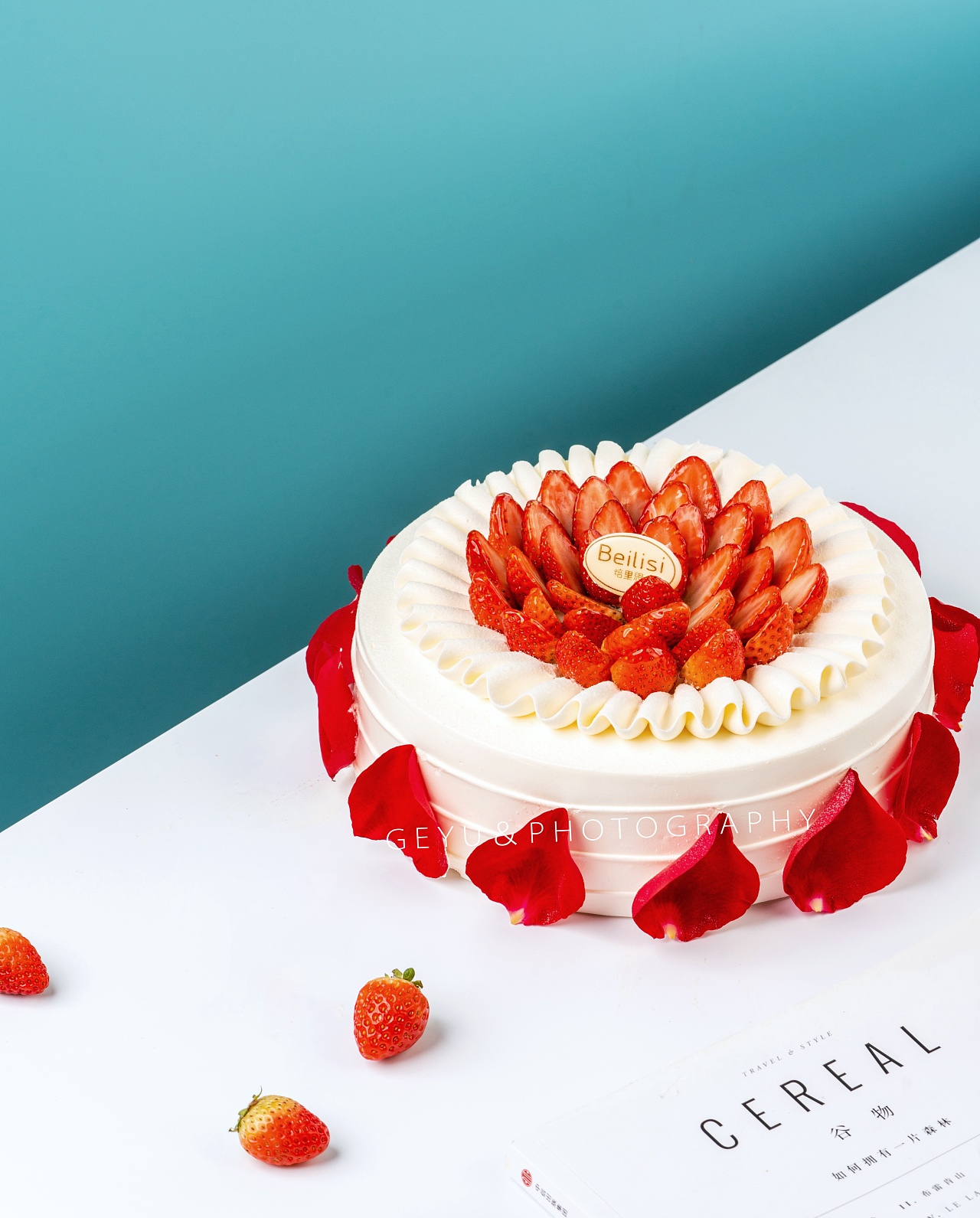 培里思蛋糕拍摄