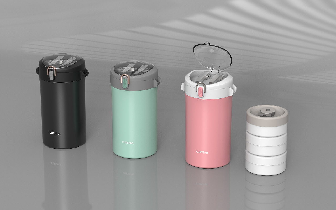 两款保温饭盒设计