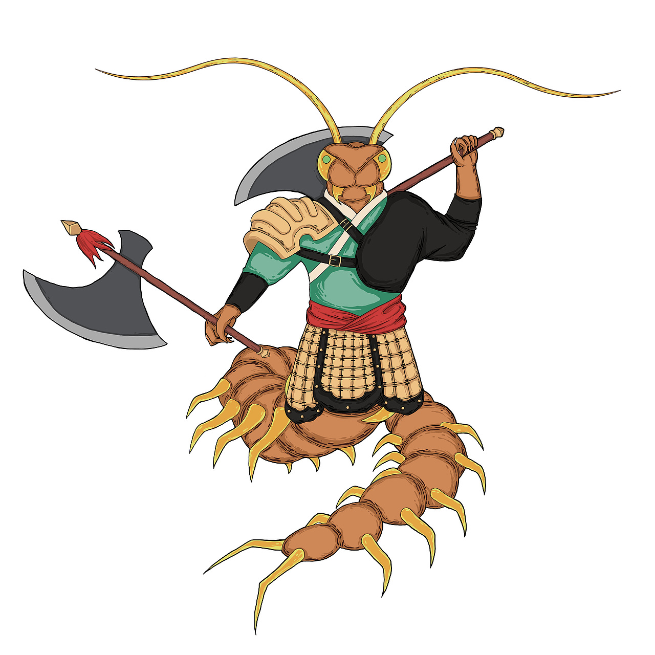 【原创】艺趣端午——五毒形象